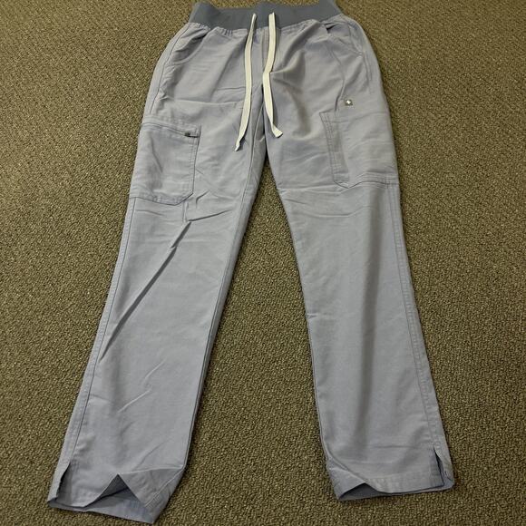 Figs Scrub Pants Womens Size XS Blue Technical Collection Drawstring - Picture 1 of 13